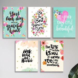 Set of 5 Premium Wall Art Photo Tiles – Modern Home Decor Sets