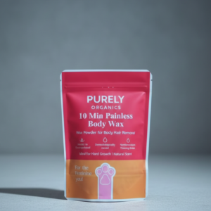 Purely Organics 10 Min Painless Body Wax Powder – Natural Hair Removal
