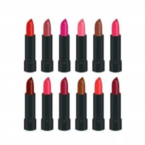 12 Pcs High Pigmented Matte Lipstick Set – Long Lasting Smooth Texture