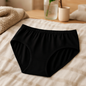 Pure Cotton Soft Fabric Panty – Comfortable Everyday Wear (Black, S/M/L)