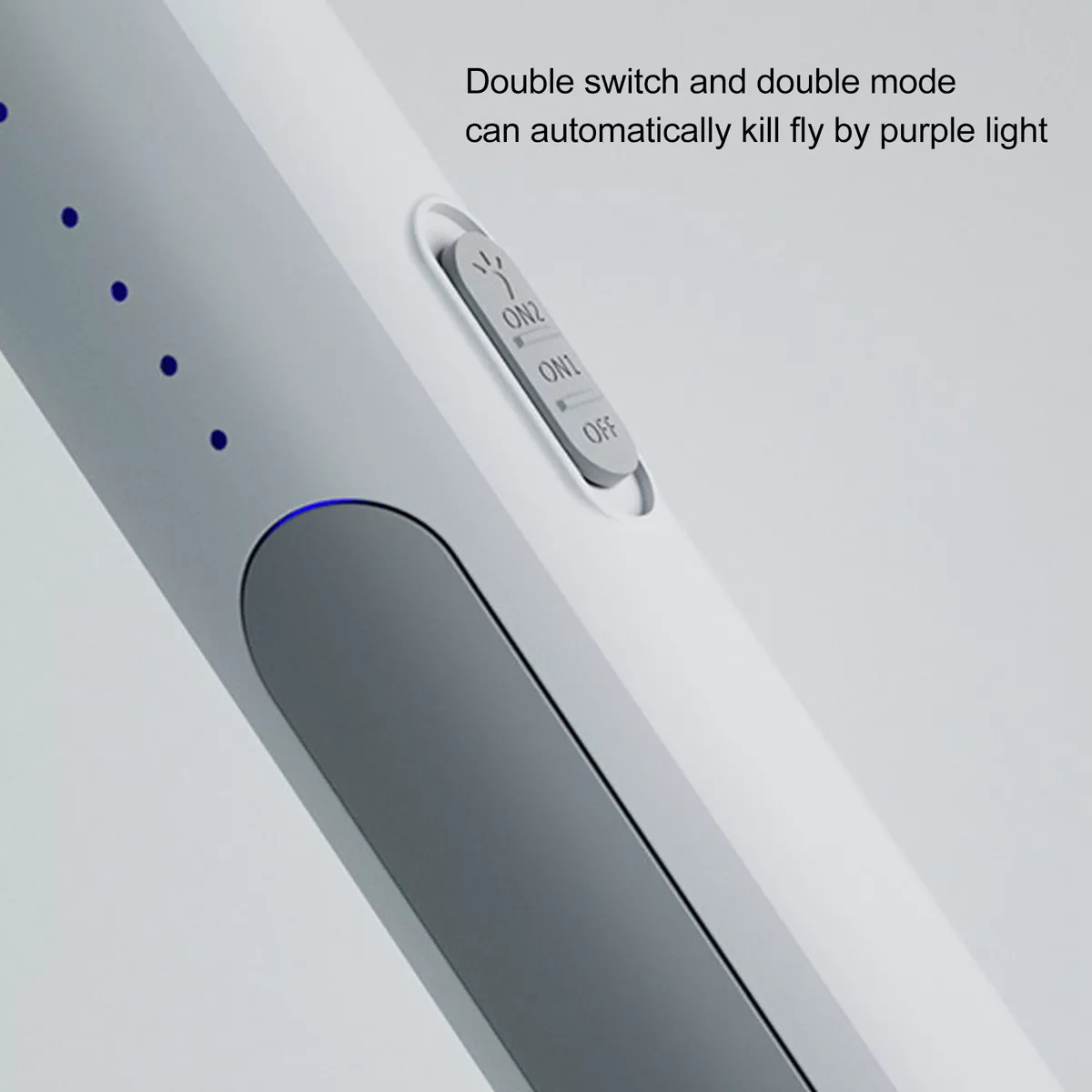 Rechargeable Electric Mosquito Killer Racket 2 In 1 LED Flash Light - Image 2