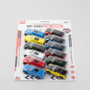 Die-Cast Metal Toy Cars Set – Pack of 12 Assorted SUV Models