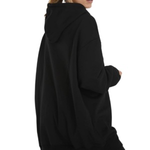 Eagle Logo Black Hoodie For Men & Women