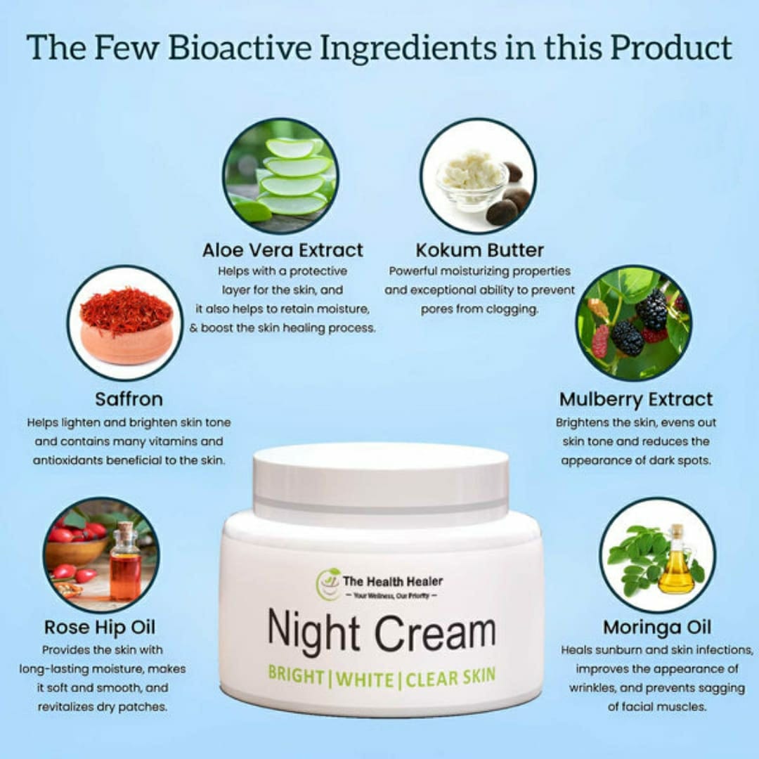 Whitening & Anti Aging Night Cream - Image 2