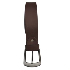 (Big Size) - Men Buffalo plain leather belt Waist Belt