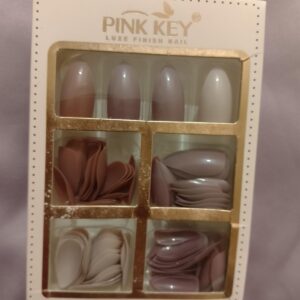 96 PCs Nude Colors Nail Pack Without Glue Or Sticker