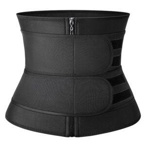Waist Trainer Belt-Slimming Body Shaper Belts Sport Girdle (Black)