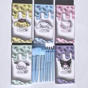 8 Pcs Makeup Brush Set In Velvet Bag Makeup Concealer Brush, Blush
