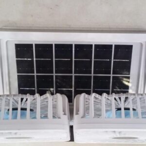 Double Head Solar Portable Desktop Air Conditioning Fan Double Head Solar Fan