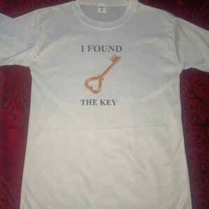 The Key & My Heart Style White T-Shirt - Key & Heart