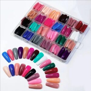Rare & Serendipity NAIL TIPS [576 pieces] in each Box With Glue