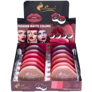 Yaxi Lip Design Solid Lipstick Lead-Free, Easy Application & Long-Lasting Finish