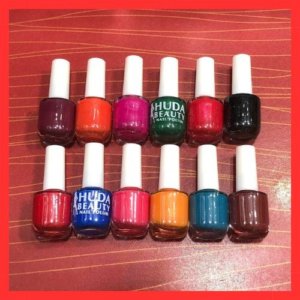 06 Pcs Huda Beauty Nail Paint