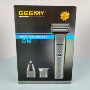 Geemy (GM7620) 3in1 Grooming Kit is rechargeable powerful trimmer
