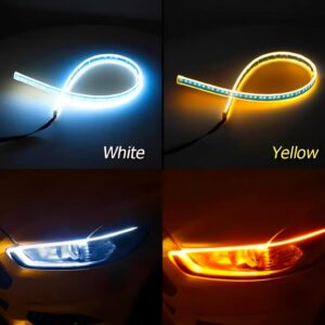 01 Pcs Hub Universal Bike Strip Light – Dual Color Turn Signal