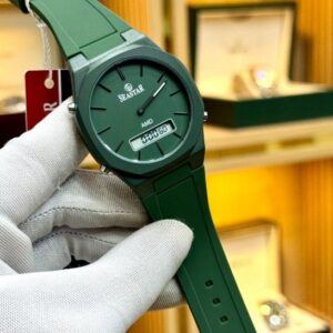 SEASTAR SS-1110Gc Men’s Waterproof Quartz Watch – Analog Digital Display, Silicone Strap