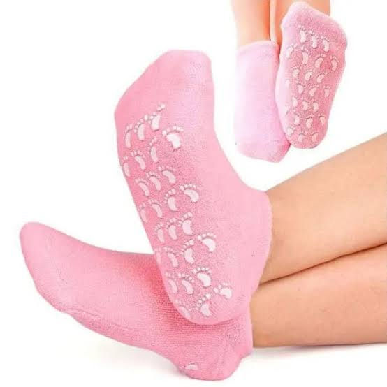 Spa Gel Moisturizing Socks Anti Slip Heel Care Socks - Image 3