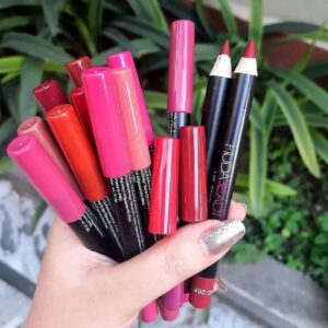 Huda Beauty Matte Color Lipstick Pencils Set Of 12 Long Lasting Waterproof