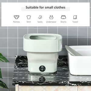 Foldable Mini Washing Machine – Portable Collapsible Washer