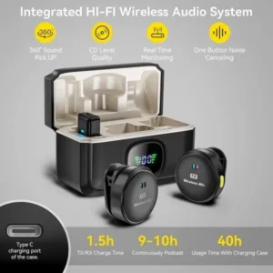 M9 Pro Wireless Microphone / Wireless Microphone Video Recording Microphone