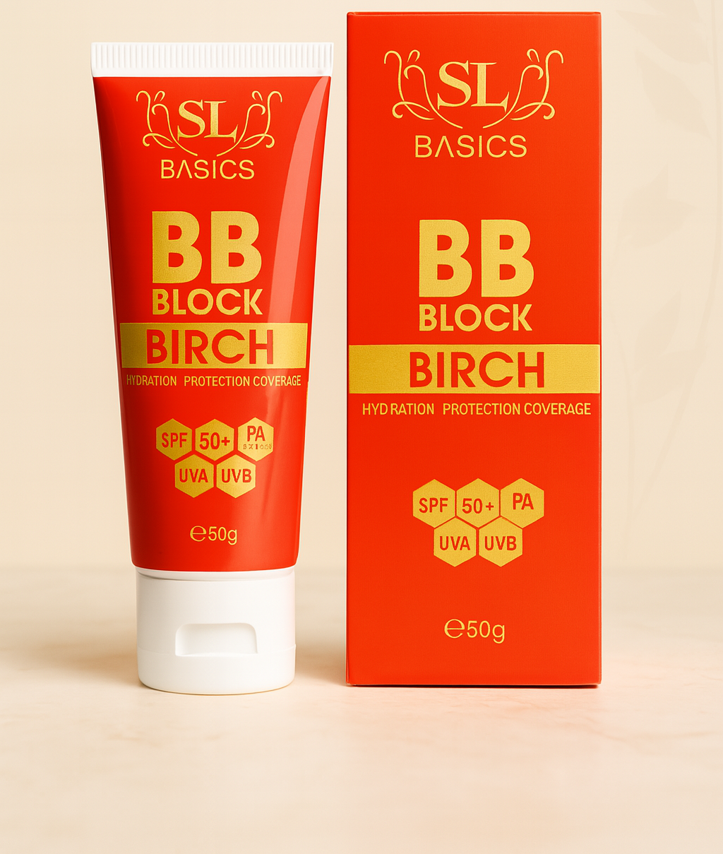 SL Basics BB Block SPF 50+ Tinted Sunscreen – Hydrating & Protective