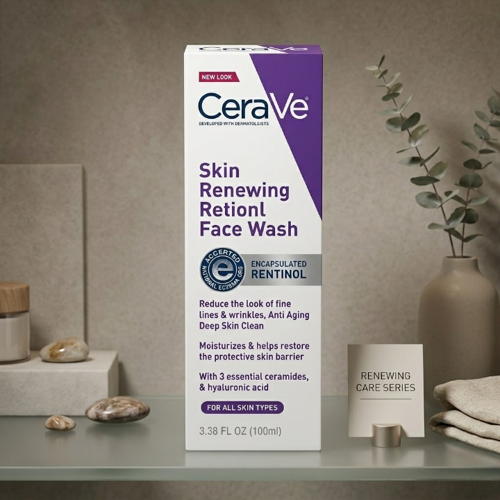 Renewing Retinol Face Wash – Anti-Aging Cleanser