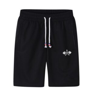 Branded Men’s Shorts Pocket BLACK MEN for Gym, Sports & Fitness