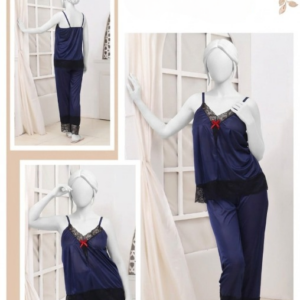 Women's Silk Top Pajama Set