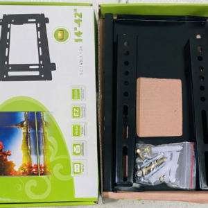 Premium Fixed Flat Panel TV Wall Mount Bracket (14" To 42")