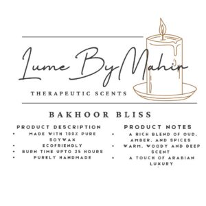 Bakhoor Bliss A Touch of Arabian Luxury – Handmade Oud & Amber