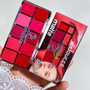 10 In 1 Lipstick Blush Palette - Multi Functional High Pigmented Creamy