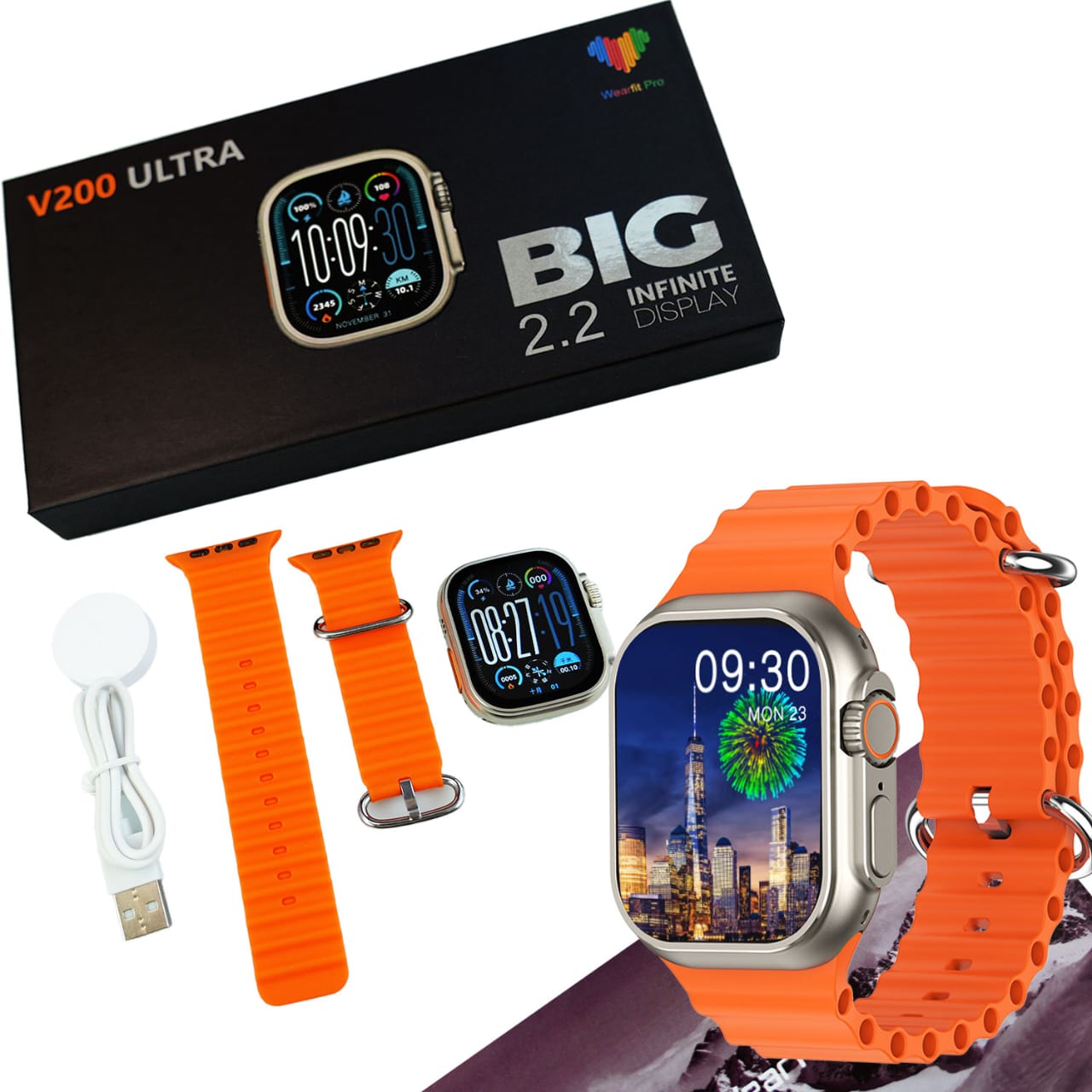 V200 Ultra 2.2" Smart Watch