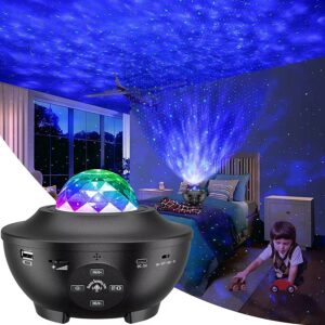 USB Starry Projector Light Ocean Wave & Star Sky Night Lamp