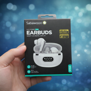 Sabawoon Smart Digital Display Wireless Earbuds – Bluetooth these earbuds are perfect