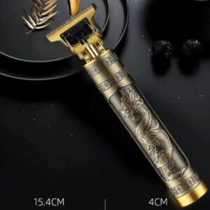 Vintage T9 Professional Hair Trimmer – Cordless Rechargeable Metal Hair & Beard