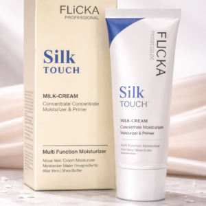 FLICKA Professional Silk Touch Milk-Cream Concentrate 60g 3-in-1 Moisturizer, Primer & Makeup