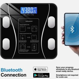 Digital Smart Bluetooth Body Weight & BMI Scale Body Fat Scale Smart