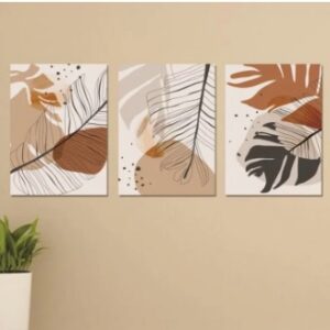 Set Of 3 Sticky Wooden Canvas Frames