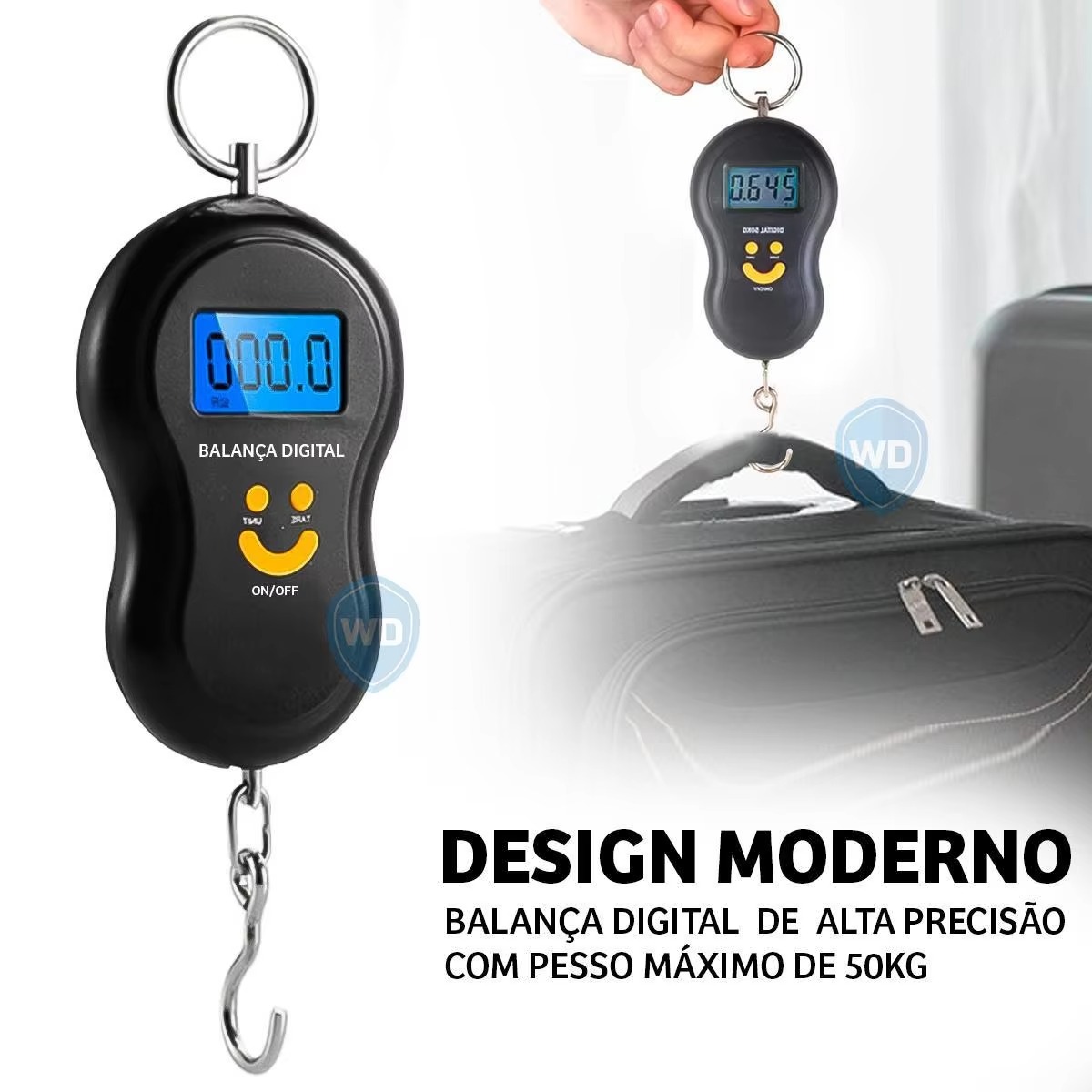DIGITAL HANGING SCALE 50kg ABS LCD Display Strap Travel Multifunctional Digital Luggage - Image 2