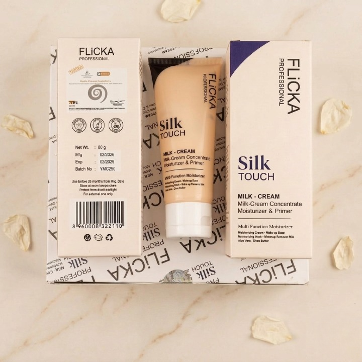 Flicka Professional Silk Touch Milk-Cream – Multi-Function Moisturizer & Primer - 60 - Image 3