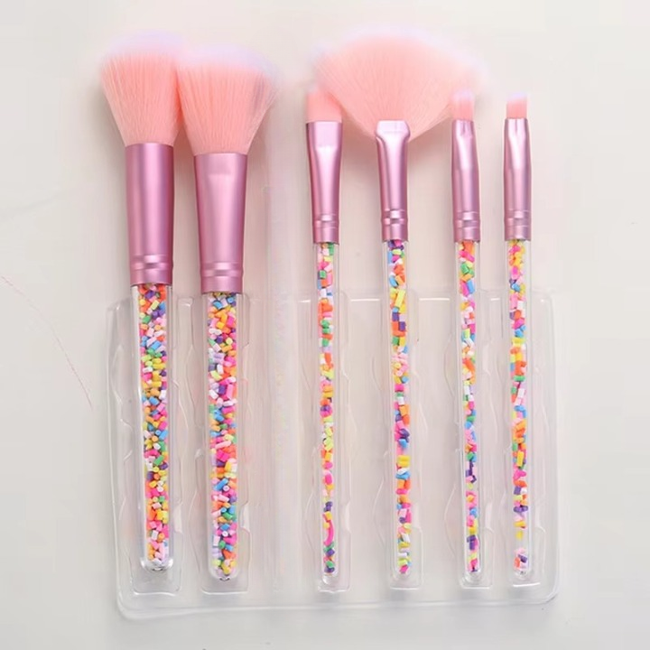 Sweet Beauty 07 PCs Makeup Brush Set Complete Brush Kit - Image 5