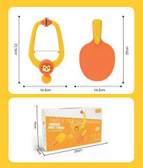 Indoor Hanging Table Tennis Toy Kids Fun Paddle Ball Game - Image 4