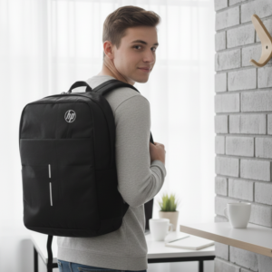 HP Lightweight Water Resistant Laptop Backpack Black Durable Quality Reliable Utility Comfortable