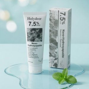 Holydeer Recovery Toothpaste 7.5% Nano-Hydroxyapatite Enamel Repair & Whitening Toothpaste - 80g