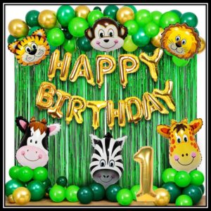 Jungle Theme Birthday Party Decoration Set 50 Pcs