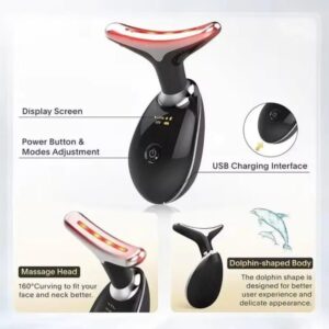 Neck Lifting And Tightening Massager EMS Microcurrent Face And Neck Device