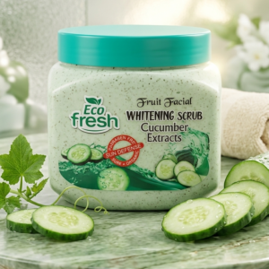 Eco Fresh Whitening Scrub 300ML – Deep Cleansing & Brightening Face and