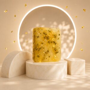 24K Gold Leaf Brightening Soap – Handmade Luxury Soap