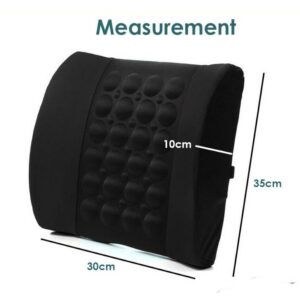 Car Seat Back Relief Lumbar Pain Back Support Pillow Headrest Waist Safety