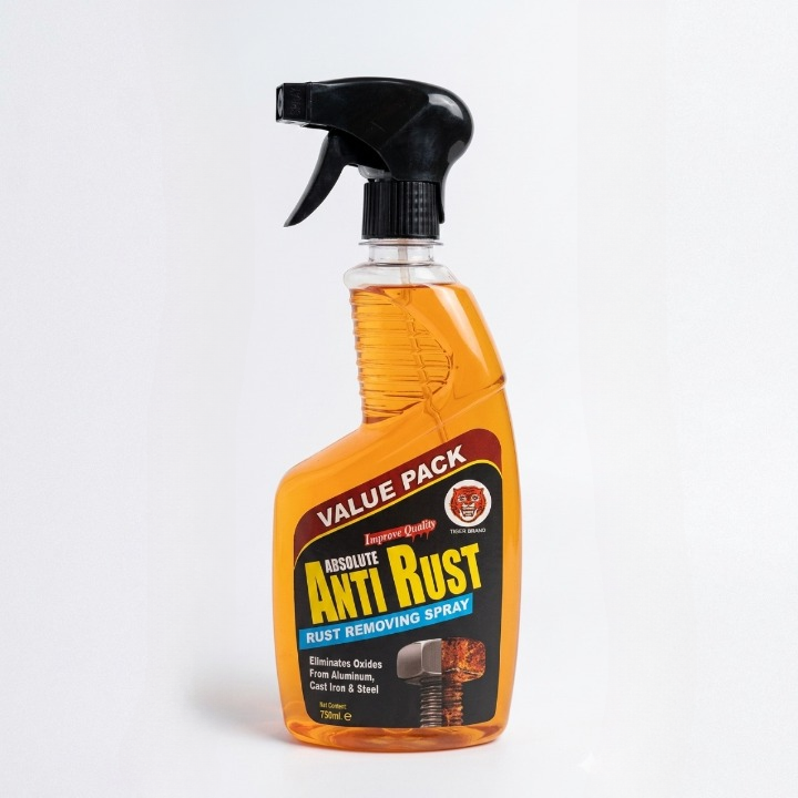 Anti Rust Remover Spray 750ml Bottle – Heavy Duty Rust Cleaning Solution